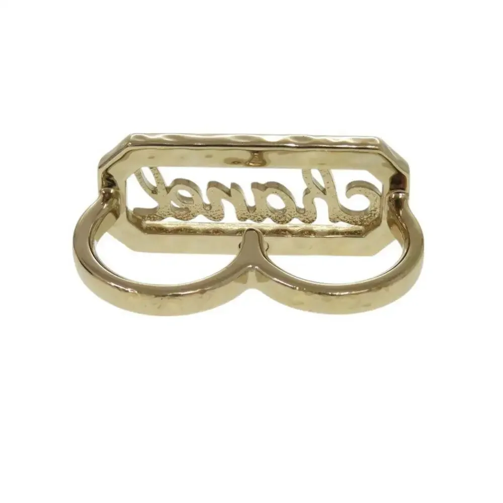 CHANEL Gold Pearl Ring